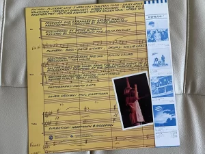 アメリカ(America)『アメリカ・ライヴ』(Live):ジャケットの裏面