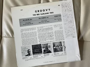 レッド・ガーランド （Red Garland）『グルーヴィー』（Groovy）：ジャケットの裏面