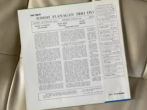 トミー・フラナガン（Tommy Flanagan）『オーヴァーシーズ』（Overseas）：ジャケットの裏面