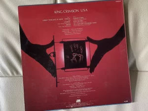 キング・クリムゾン(King Crimson)『USA』(ユーエスエー):ジャケットの裏面
