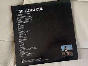 ピンク・フロイド（Pink Floyd）『ファイナル・カット』（The Final Cut）：ジャケットの裏面