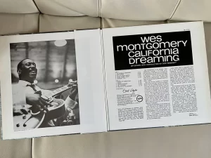 ウェス・モンゴメリー（Wes Montgomery）『夢のカリフォルニア』（California Dreaming）：ジャケットの見開き