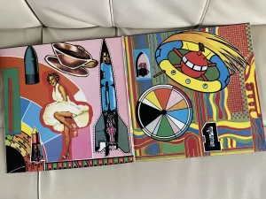 ポール・マッカートニー&ウイングス(Paul McCartney and Wings)『レッド・ローズ・スピードウェイ』(Red Rose Speedway):ジャケットの見開き